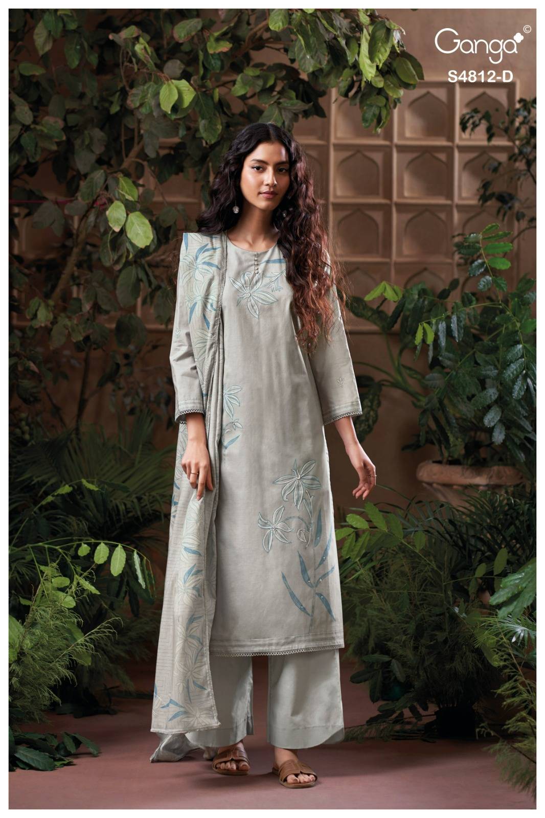 GUNJIKA 4812 By Ganga Fashion Stylish Beautiful Colourful COTTON Dresses At Wholesale Price